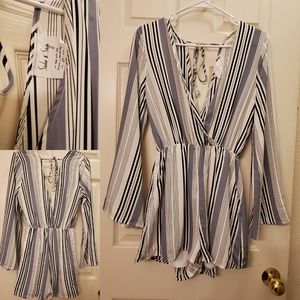 Sadie & Sage Long Sleeve Romper